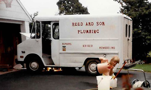 Vintage Reed and Son Van